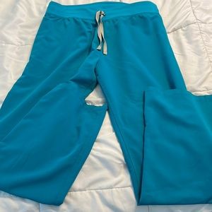 Figs L Tall Teal Livingston Pant